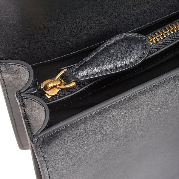 Pinko - borsa a tracolla love one classic nero antique gold - 10 | Italystation.com - Shop Now at italystation.com