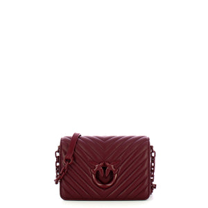 Pinko - Mini Borsa a tracolla Love Click Ribes Intenso Block Color - 100067A0VM - RIBES/INTENSO-BLOCK/COLOR