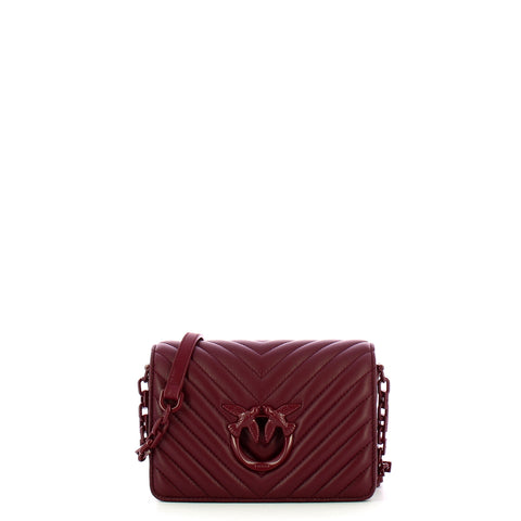 Pinko - Mini Borsa a tracolla Love Click Ribes Intenso Block Color - 100067A0VM - RIBES/INTENSO-BLOCK/COLOR