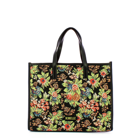 Rebelle - Borsa a mano Dalia Flowery Medium Black - 1WR214TX0161 - BLACK