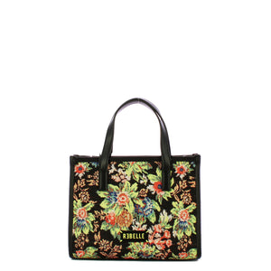 Rebelle - Borsa a mano Peonia Flowery Small Black - 1WR215TX0161 - BLACK