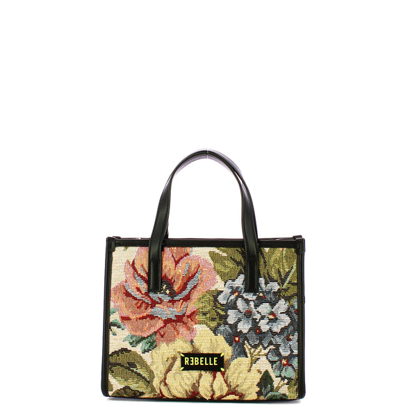 Rebelle - borsa a mano peonia flowery small of white - 1wr215t | Italystation.com - Shop Now at italystation.com