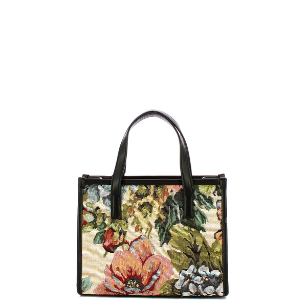 Rebelle - borsa a mano peonia flowery small of white - 1wr215t | Italystation.com - Shop Now at italystation.com