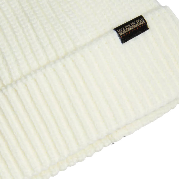 Napapijri - Foli White Whisper Beanie - NP0A4GK8 - WHITE/WHISPER