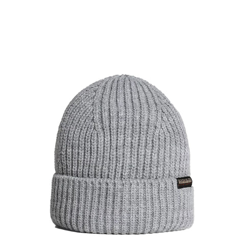 Napapijri - Foli Dark Grey Melange Beanie - NP0A4GK8 - DARK/GREY/MEL