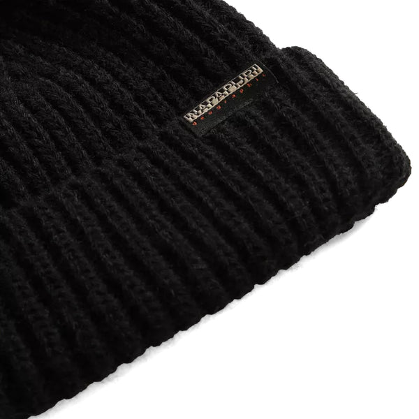 Napapijri - Foli Black Beanie - NP0A4GK8 - BLACK