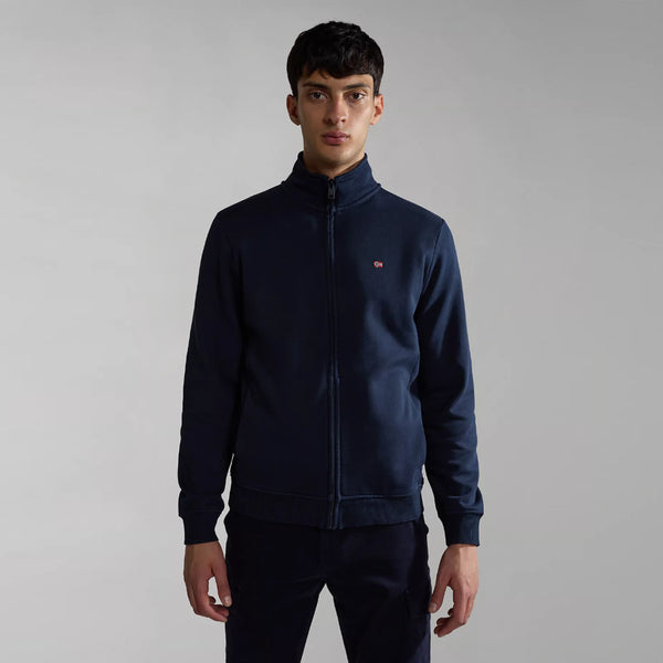 Napapijri - Balis Winter Blue Marine Full-Zip Sweatshirt - NP0A4GBA - BLU/MARINE