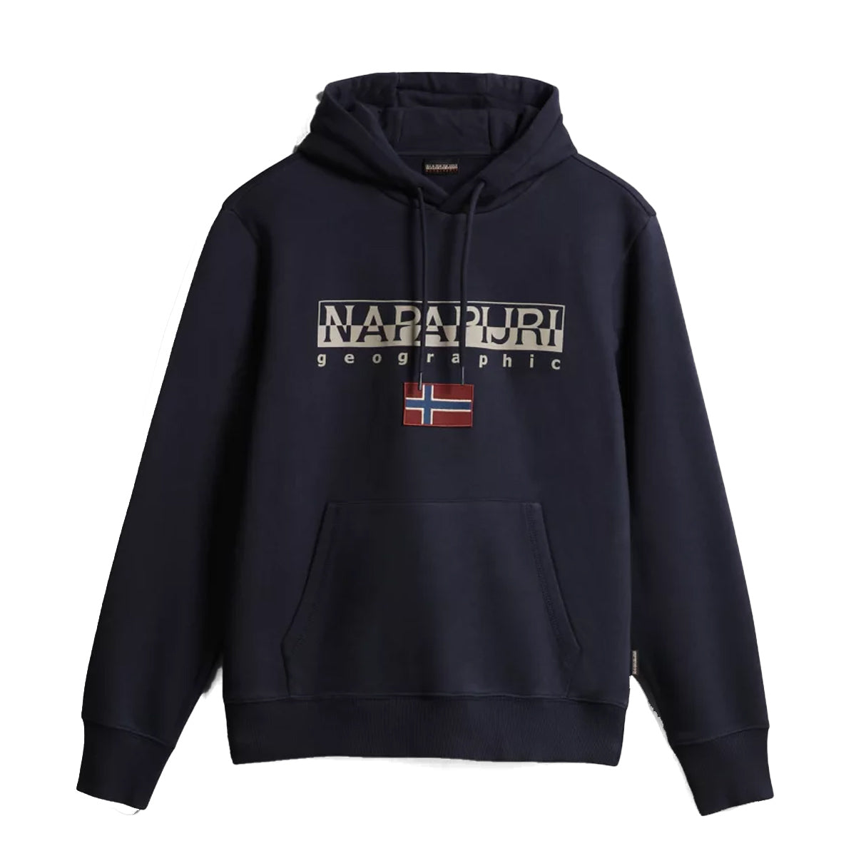 【Napapijri】ロゴ ハーフジップ フリース ネイビー / 送料無料 Napapijri - ayas winter blue marine hoodie - np0a4gja - blu