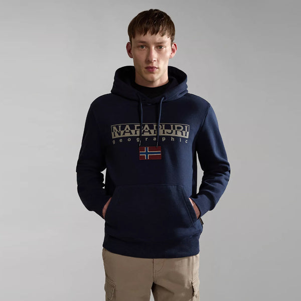 Napapijri - Ayas Winter Blue Marine Hoodie - NP0A4GJA - BLU/MARINE