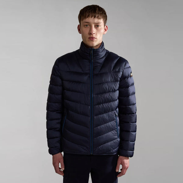 Napapijri - Aerons Blue Marine Puffer Jacket - NP0A4GJN - BLU/MARINE