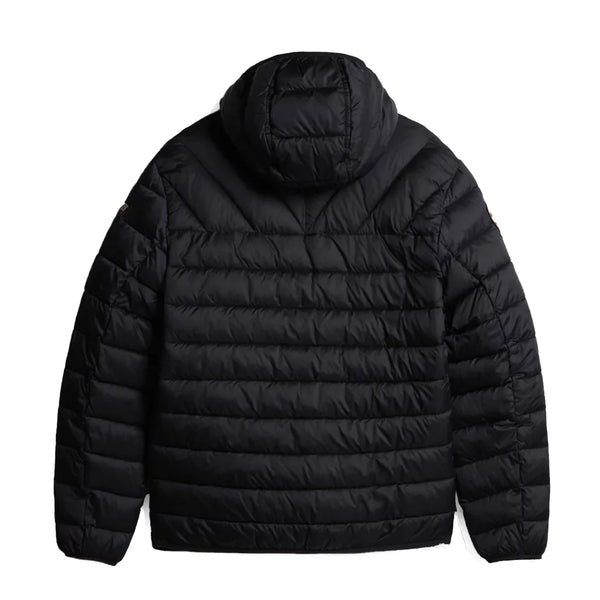 Napapijri - Aerons Black Puffer Jacket with hood - NP0A4GJO - BLACK