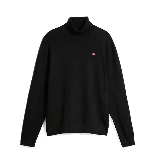 Napapijri - Damavand Black Turtleneck Jumper - NP0A4GJT - BLACK