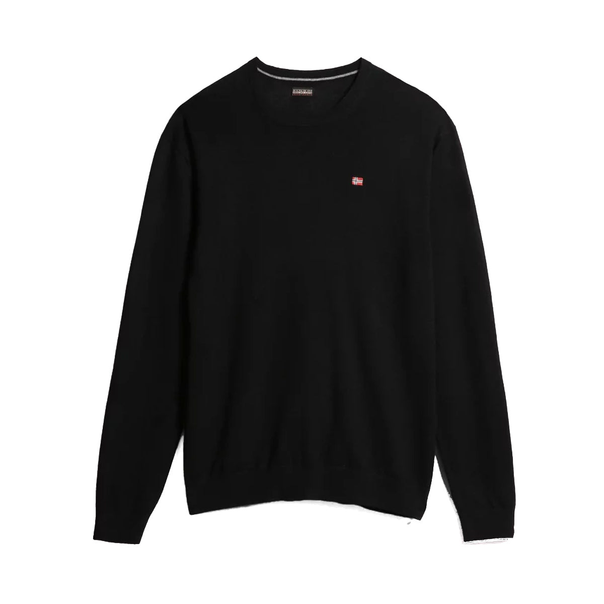 Napapijri - Damavand Black Crew Neck Jumper - NP0A4GJU - BLACK