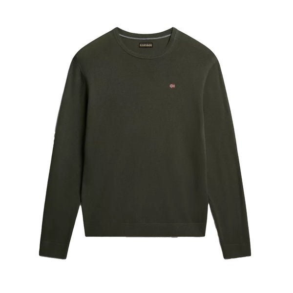 Napapijri - Damavand Green Depths Crew Neck Jumper - NP0A4GJU - GREEN/DEPTHS