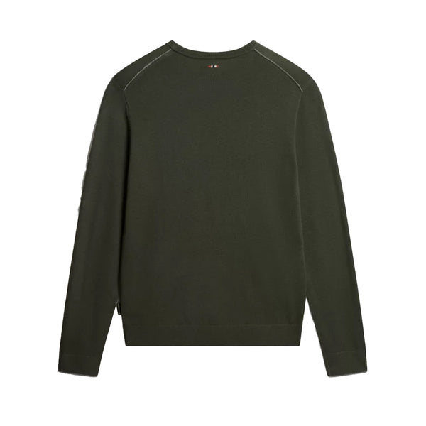 Napapijri - Damavand Green Depths Crew Neck Jumper - NP0A4GJU - GREEN/DEPTHS