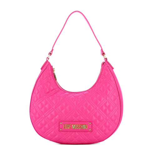 Love Moschino - Hobo Bag Shiny Quilted Fuxia - JC4016PP1G - FUXIA