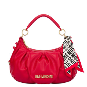 Love Moschino - Borsa a mano Large con foulard City Bag Rosso - JC4040PP1G - ROSSO