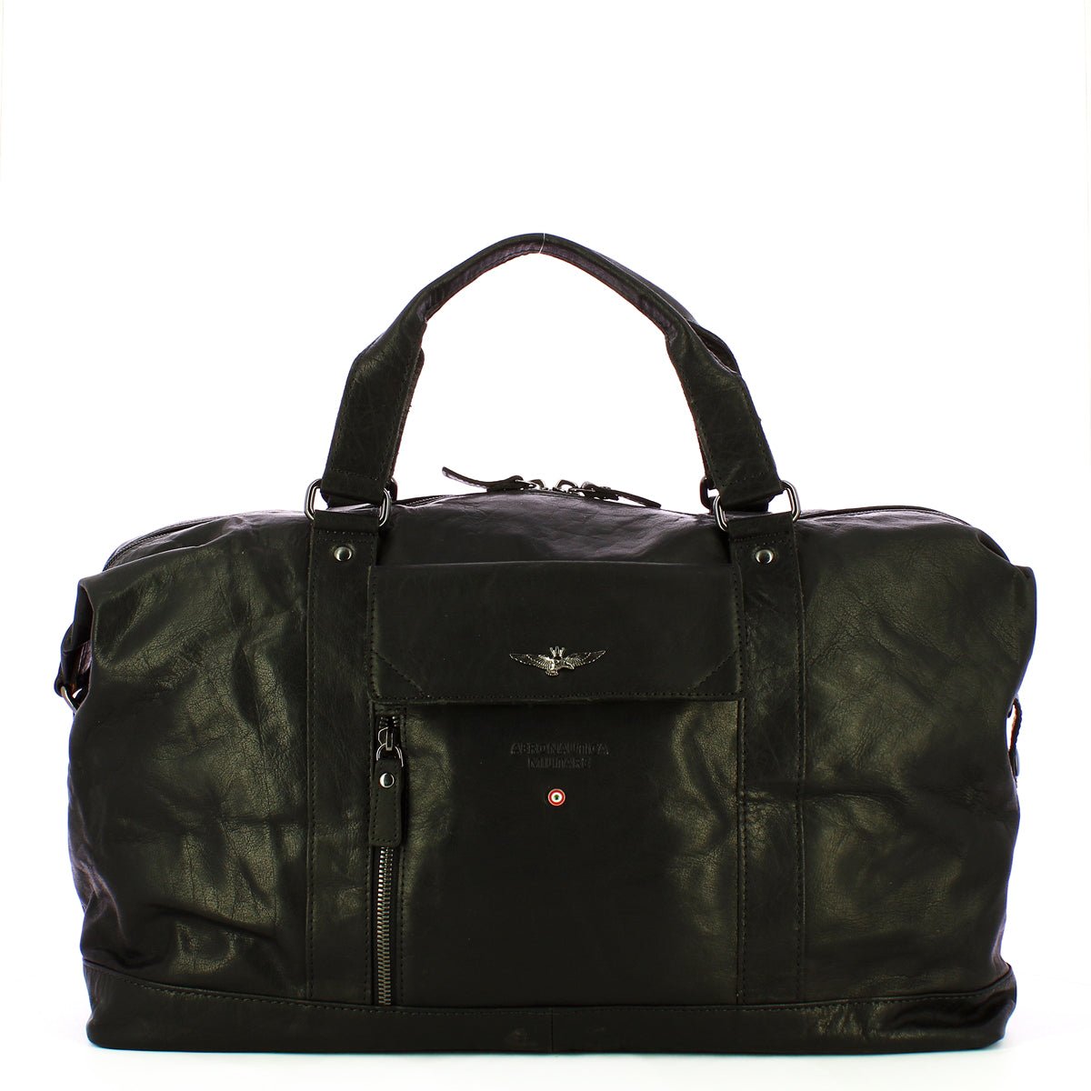 Aeronautica Militare - Borsone in pelle AM306 | Italystation.com Shop Now at italystation.com