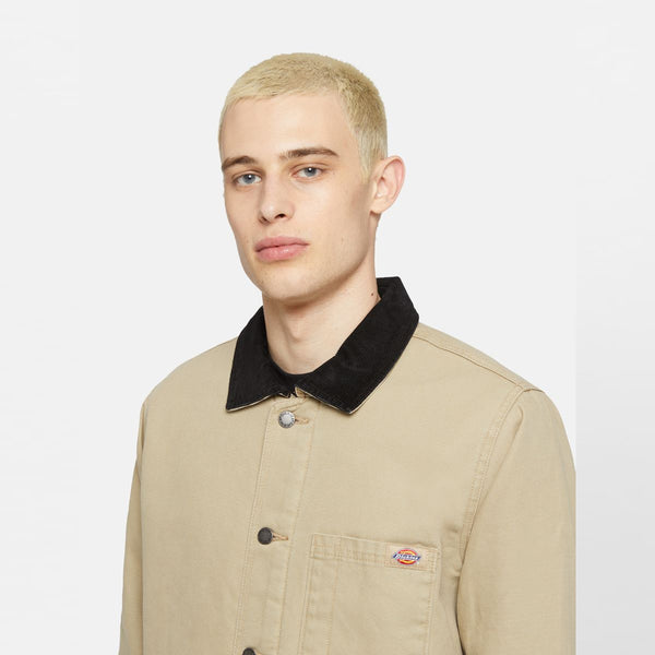 Dickies - Giacca Duck Canvas Chore Washed Desert Sand - DK0A4XGA - SW/DESERT/SAND