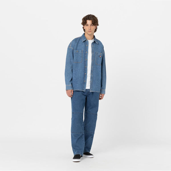 Dickies - Camicia di Jeans Houston Classic Blue - DK0A4YF5 - CLASSIC/BLUE