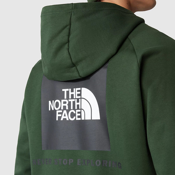 The North Face - Felpa con cappuccio Raglan Redbox Pine Needle - NF0A2ZWU - PINE/NEEDLE