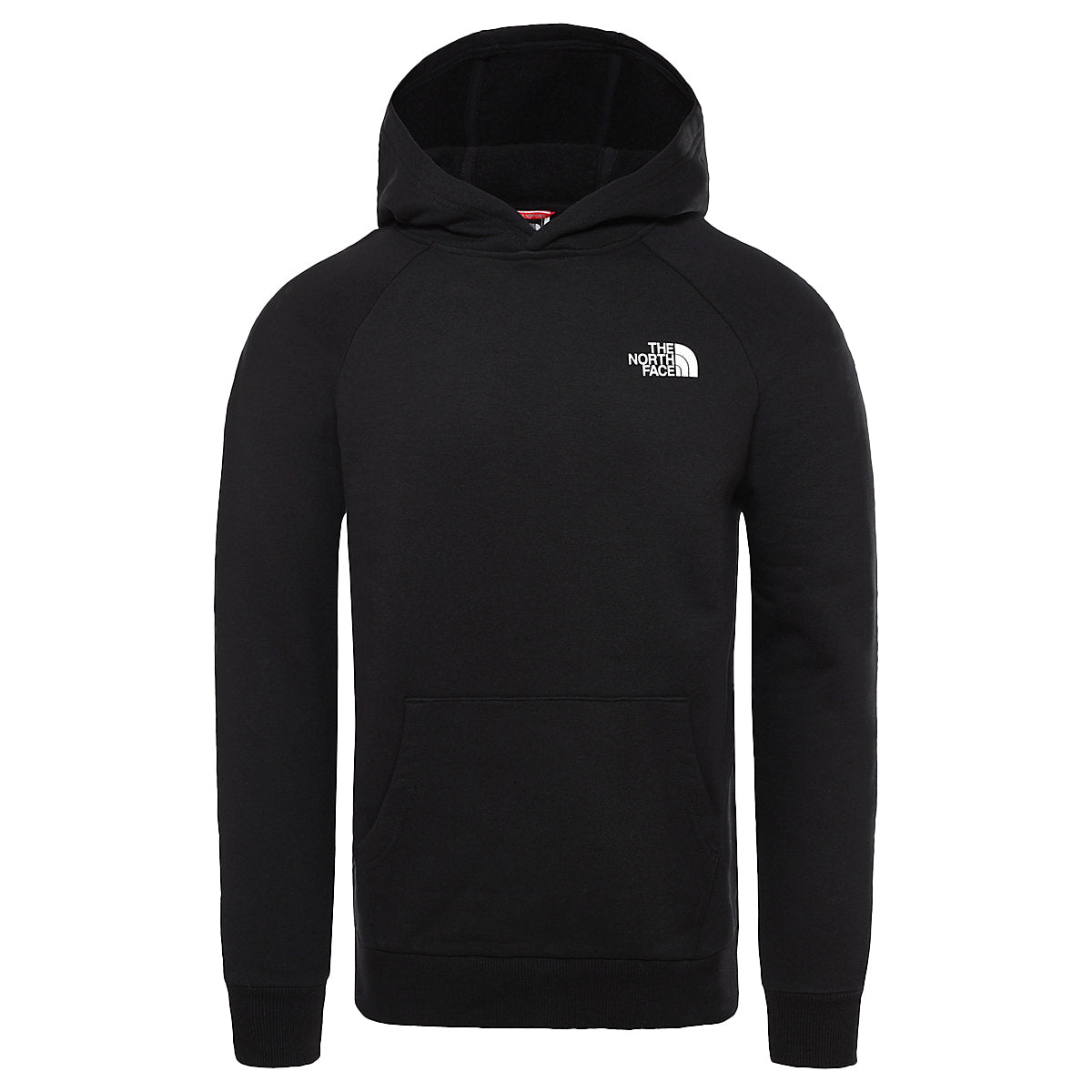 The North Face - Felpa con cappuccio Raglan Redbox TNF Black TNF White - NF0A2ZWU - TNF/BLACK/TNF/WHITE