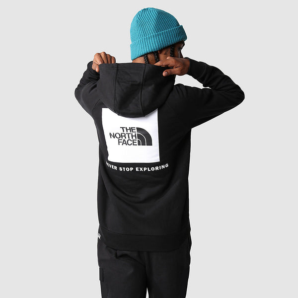 The North Face - Felpa con cappuccio Raglan Redbox TNF Black TNF White - NF0A2ZWU - TNF/BLACK/TNF/WHITE