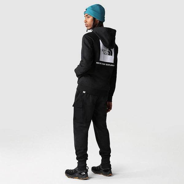 The North Face - Felpa con cappuccio Raglan Redbox TNF Black TNF White - NF0A2ZWU - TNF/BLACK/TNF/WHITE