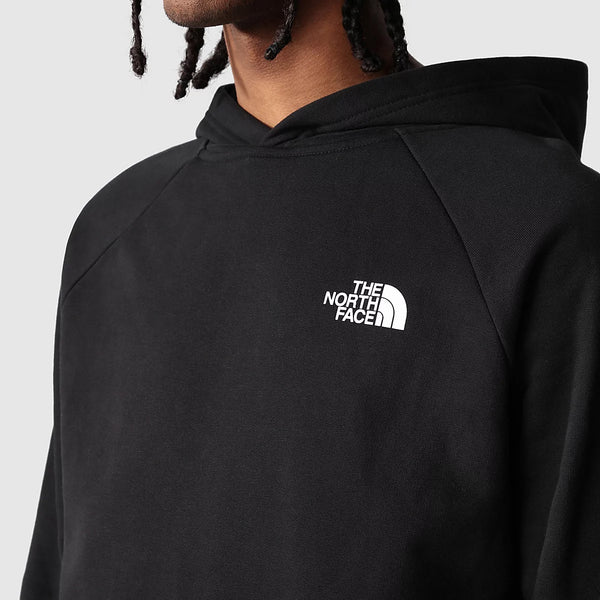 The North Face - Felpa con cappuccio Raglan Redbox TNF Black TNF White - NF0A2ZWU - TNF/BLACK/TNF/WHITE