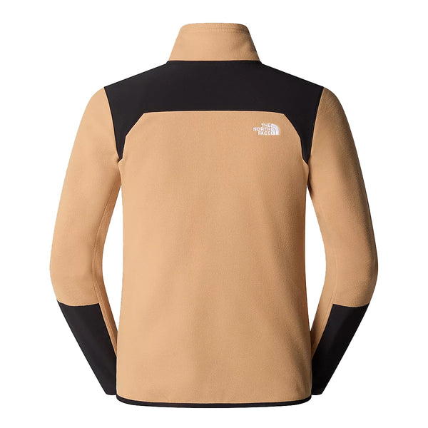 The North Face - Pile con cerniera Glacier Pro Almond Butter TNF Black - NF0A5IHS - ALMOND/BUTTER/TNF/BLACK