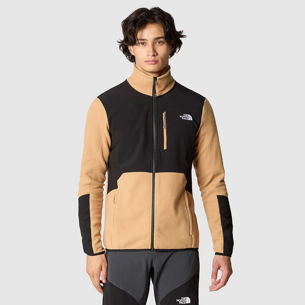 The North Face - Pile con cerniera Glacier Pro Almond Butter TNF Black - NF0A5IHS - ALMOND/BUTTER/TNF/BLACK