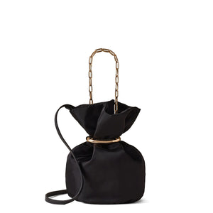 Borbonese - Trésor Small Nero OP Naturale Bucket Bag - 923866AQ3 - NERO/OP/NATURALE