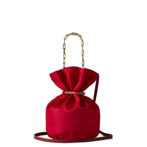 Borbonese - Trésor Small Borgogna OP Naturale Bucket Bag - 923866AQ3 - BORGOGNA/OP/NATURALE