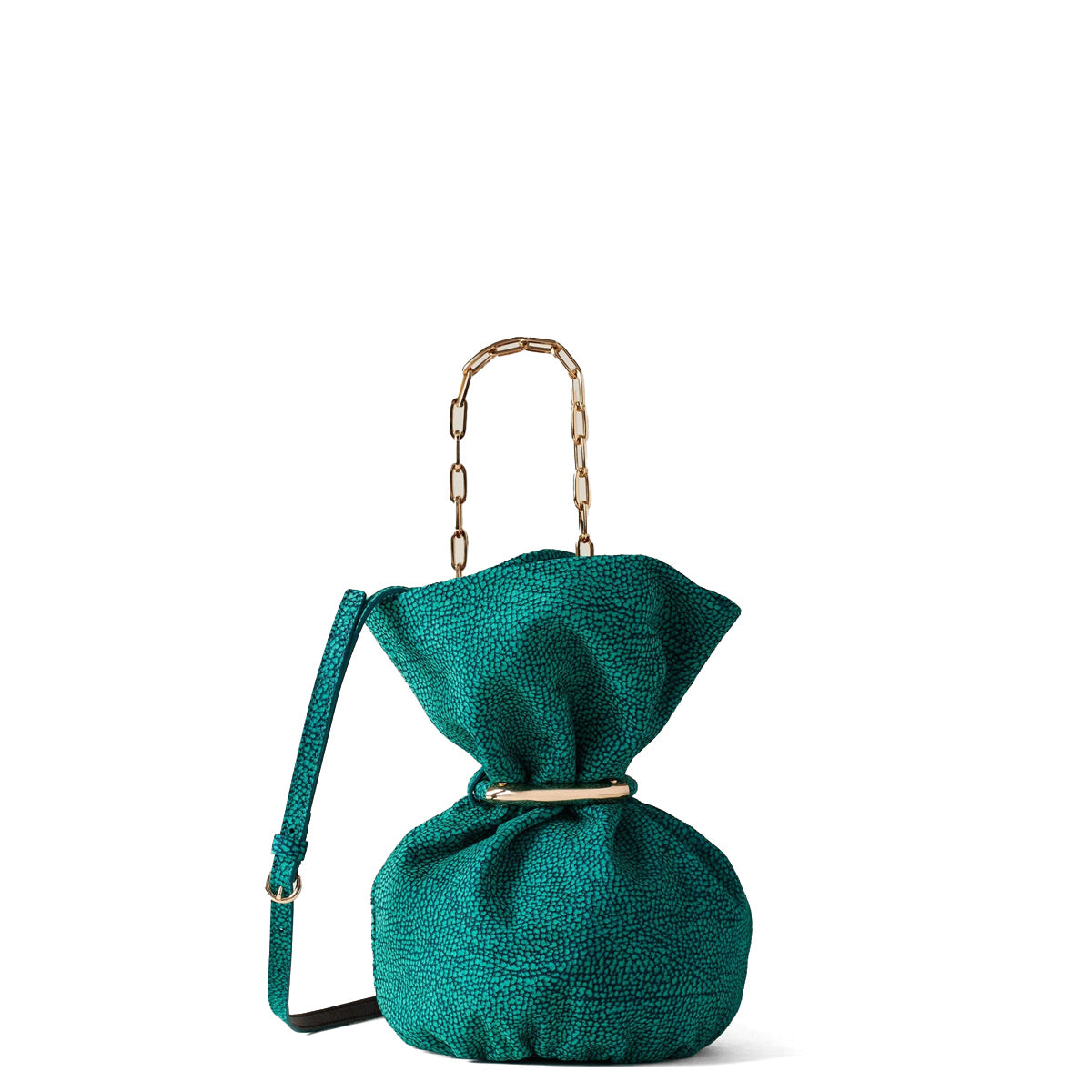 Borbonese - secchiello tr��sor small peacock - 923866684 - p | Italystation.com - Shop Now at italystation.com