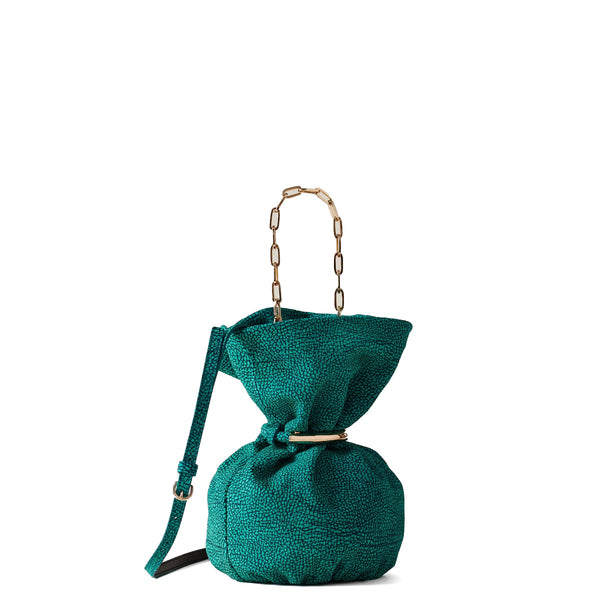 Borbonese - secchiello tr��sor small peacock - 923866684 - p | Italystation.com - Shop Now at italystation.com