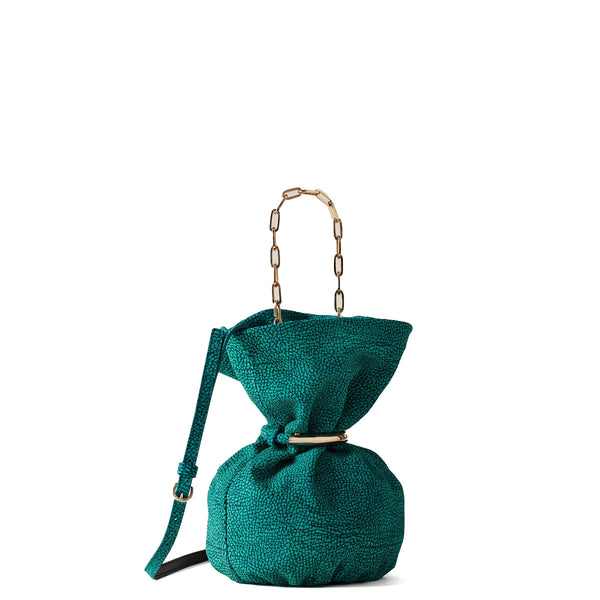 Borbonese - secchiello tr��sor small peacock - 923866684 - p | Italystation.com - Shop Now at italystation.com
