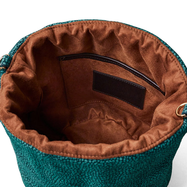 Borbonese - secchiello tr��sor small peacock - 923866684 - p | Italystation.com - Shop Now at italystation.com