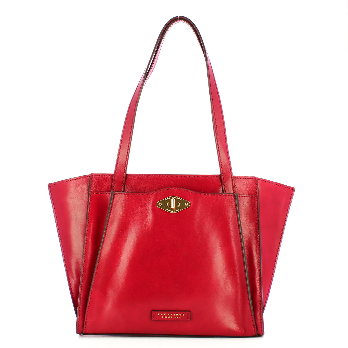 The Bridge - Shopping Bag Barbara - 44335201 - ROSSO/RIBES/ABB.ORO