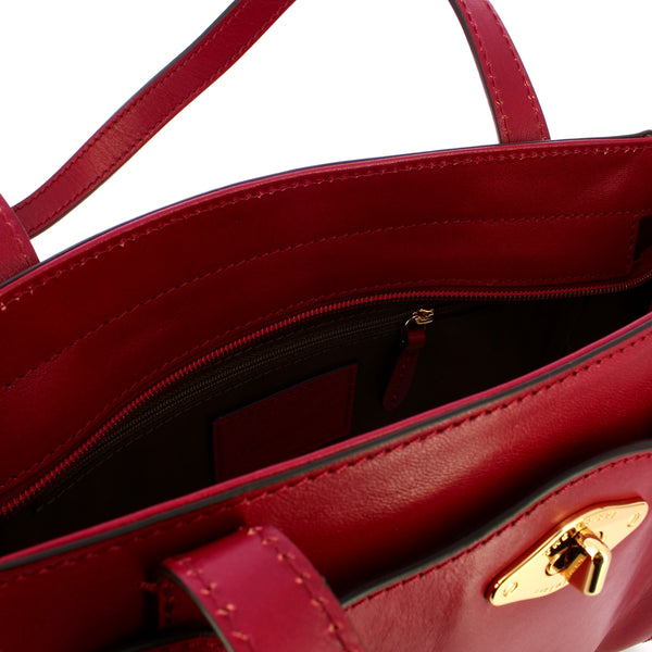 The Bridge - Shopping Bag Barbara - 44335201 - ROSSO/RIBES/ABB.ORO