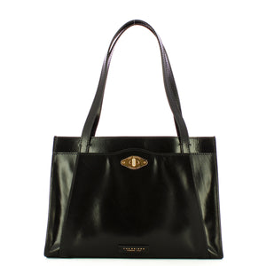 The Bridge - Shopping Bag Barbara - 44336201 - NERO/ABB./ORO