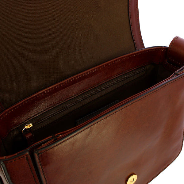 The Bridge - Borsa a tracolla Piccola Benedetta - 44550201 - MARRONE/14/ORO