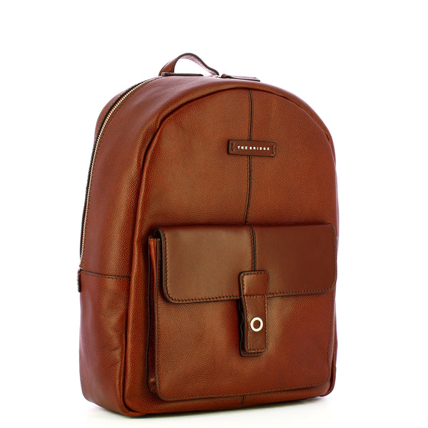 The Bridge - Biagio Backpack - 464622AG - MARRONE/14/RUTENIO/PALLADIO
