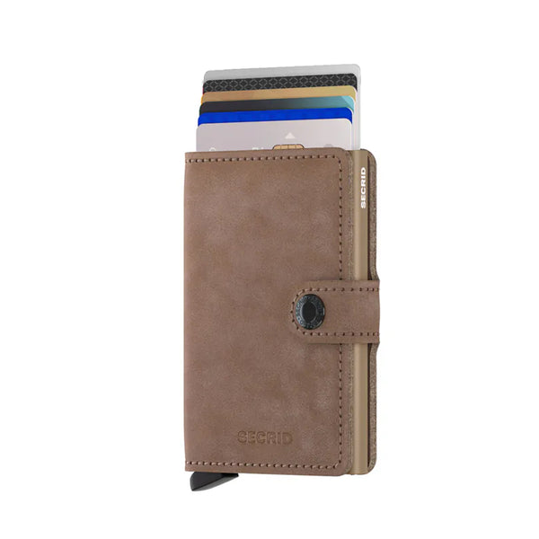 Secrid - Miniwallet Vintage RFID Taupe - MV-TAUPE - TAUPE