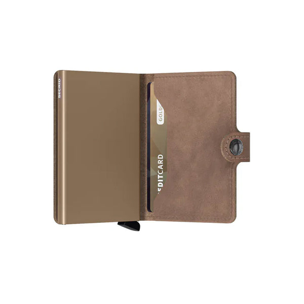 Secrid - Miniwallet Vintage RFID Taupe - MV-TAUPE - TAUPE