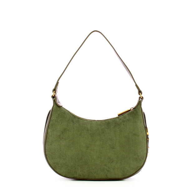 Liu Jo - Hobo Bag Small effetto suede Verdone - AA3179E0468 - VERDONE