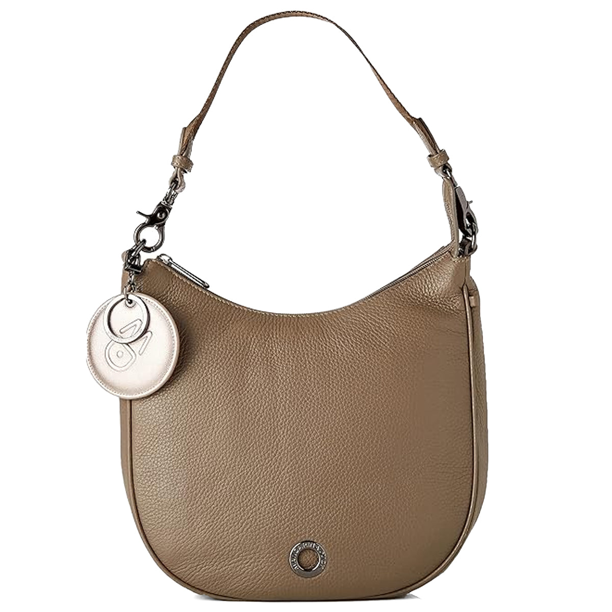 Mandarina Duck Mandarina duck - hobo bag mellow in pelle clay - p10fzt | Italystation.com - Shop Now at italystation.com