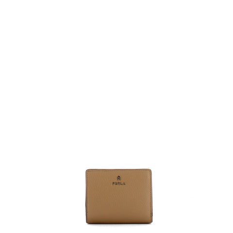 Furla - Camelia S Greige Cognac Nero Small Wallet WP00307HSC00 | Italystation.com Shop Now at italystation.com