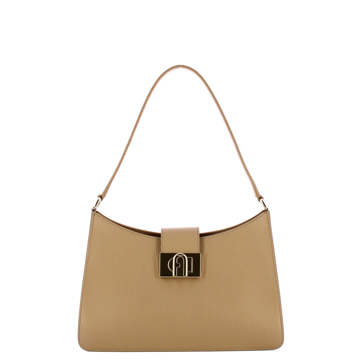 Furla - 1927 m greige shoulder bag - wb01154hsf000 - greige | Italystation.com - Shop Now at italystation.com
