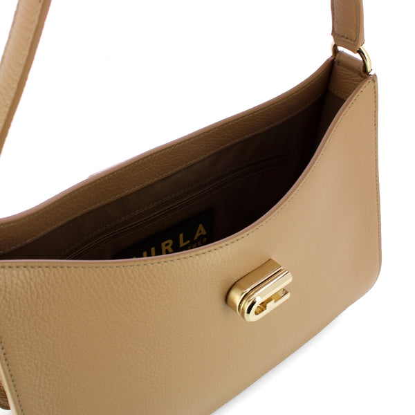 Furla - 1927 m greige shoulder bag - wb01154hsf000 - greige | Italystation.com - Shop Now at italystation.com