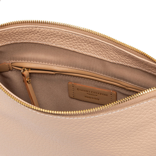 Gianni Chiarini - Hobo Bag Brooke Cream BS 10491/24P | Italystation.com Shop Now at italystation.com